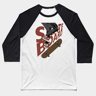 Skateboard Baseball T-Shirt